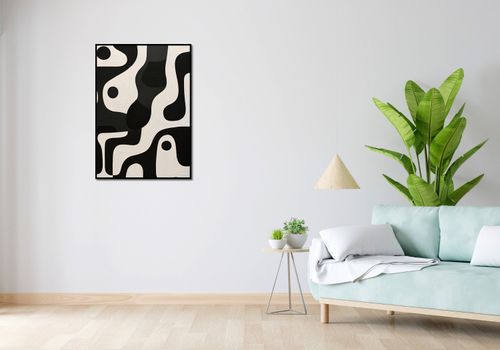 Plakat 64x90cm Kontrastowa Harmonia na Arena.pl