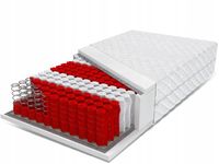 Materac 160x200 kieszeniowy 9 stref RUBIN 23cm