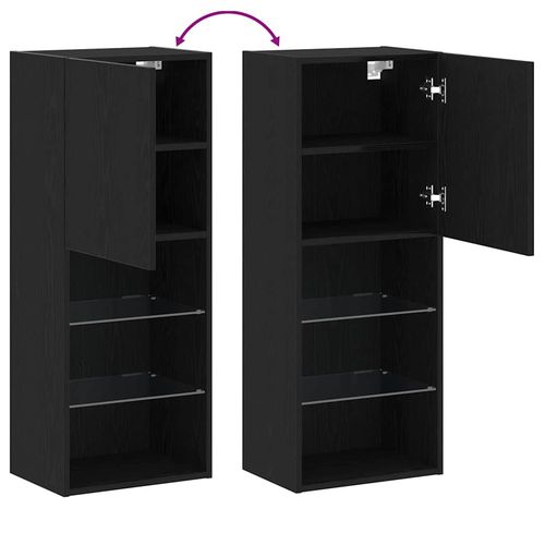 Szafka pod telewizor Czarny Dąb 40,5 x 30 x 102 cm na Arena.pl