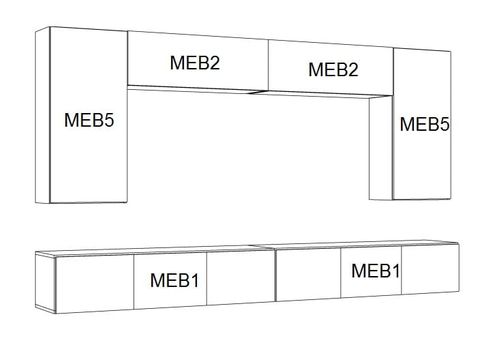 meblościanka LOFT 2 (push-open) na Arena.pl