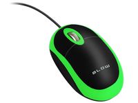 Mysz optyczna BLOW MP-20 USB zielona