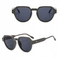 OKULARY PRZECIWSŁONECZNE filtr UV400 Szare damskie męskie + ETUI + ŚCIERKA