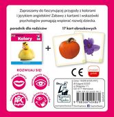 Gra Edukacyjna "Angielski Kolory" Dla Dzieci 2+ Nauka Języka Angielskiego