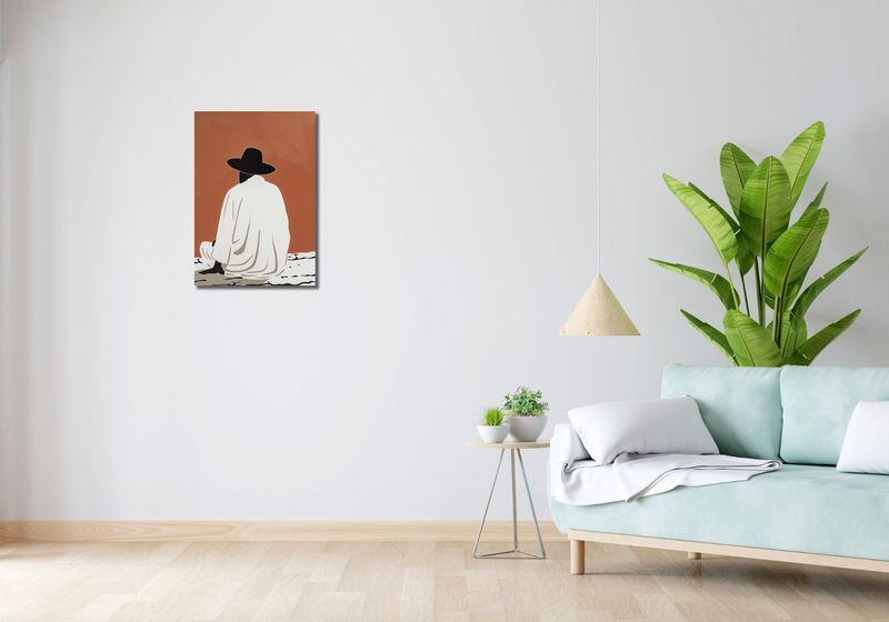 Obraz 40x60cm Rozmyślania w Oddali zdjęcie 2