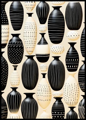 Plakat 64x90cm Monochromatyczna Harmonia na Arena.pl