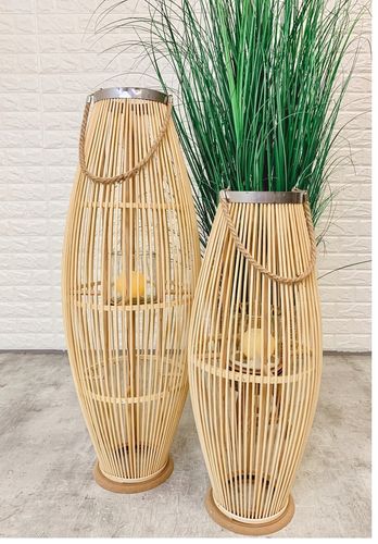LAMPION BAMBUSOWY RATTANOWY LATARNIA 130CM na Arena.pl