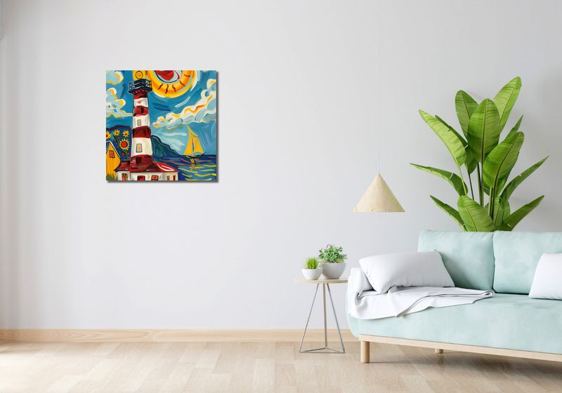 Obraz 60x60cm Żywa Przystań zdjęcie 2