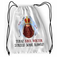 Plecak Dla Wiktora Sportowy Szkolny Worek Torba Z Nadrukiem Ze Zdjęciem