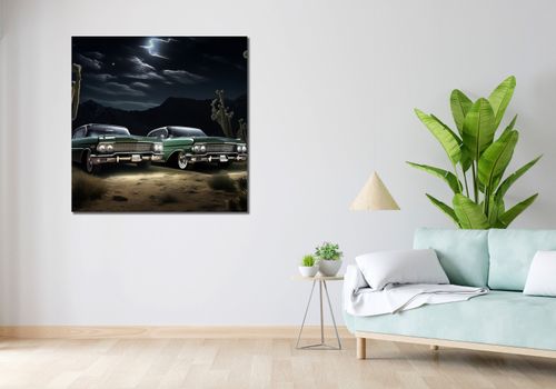 Obraz 100x100cm Nostalgiczne Spotkanie na Arena.pl