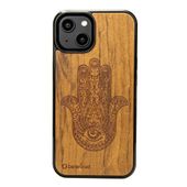 Drewniane Etui Bewood do iPhone 15 HAMSA IMBUIA