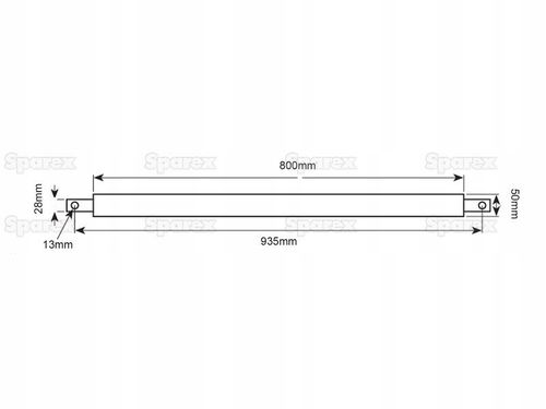 Belka Polowa Z Kołnierzami - Kat. 2 - 935mm na Arena.pl
