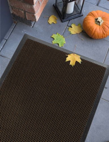 WYCIERACZKA POD DRZWI DO BUTÓW 50x80cm BRĄZ SIATKA 3D WEJŚCIOWA ZEWNĘTRZNA na Arena.pl