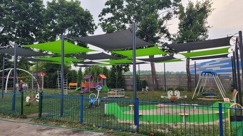 ŻAGIEL PRZECIWSŁONECZNY WODOSZCZELNY DO OGRODU NA TARAS PREMIUM ZIELONY 3X5 na Arena.pl