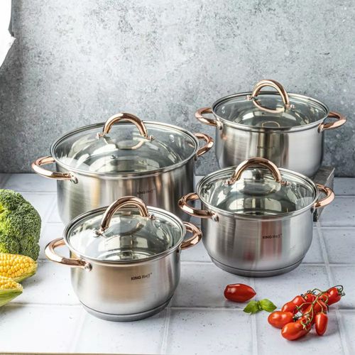 zestaw garnków 8 elementów kinghoff kh-1763 na Arena.pl