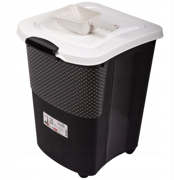 Pojemnik na karmę na kółkach Rotho ARCHIE 38L 18kg zdjęcie 1