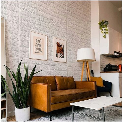 PANELE 3D ŚCIENNE SAMOPRZYLEPNE CEGŁA TAPETA 10szt na Arena.pl