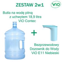 Butla z Uchwytem 18,9 L ViO Contec + Dozownik Do Wody ViO E11 (ZESTAW 2w1)