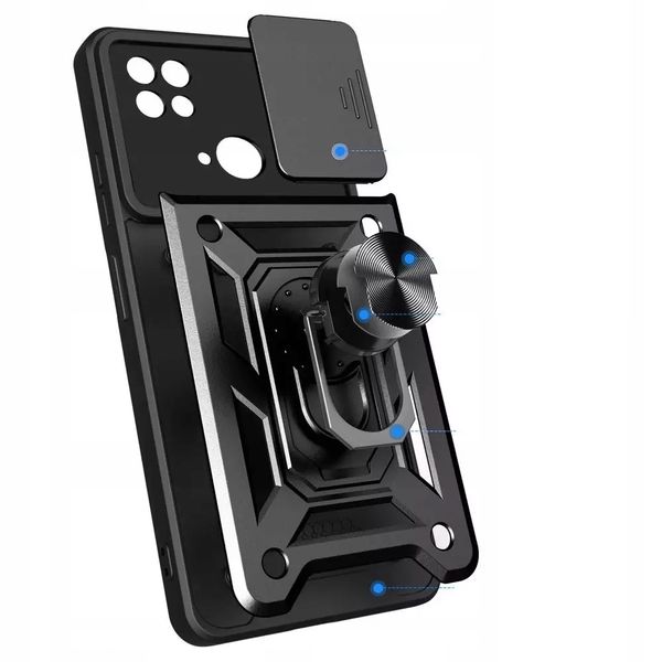 Plecki niktrade do Xiaomi Redmi 10C czarny zdjęcie 2