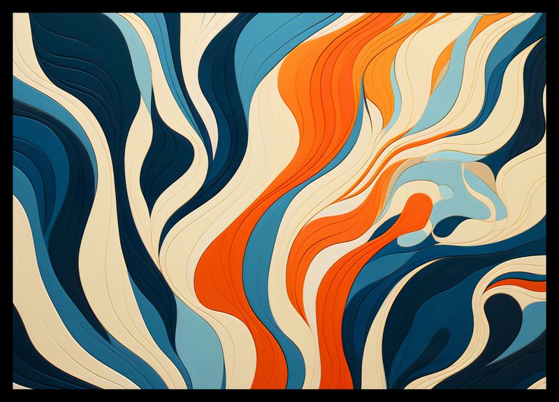 Plakat 42x29,7cm Oceaniczne Fale zdjęcie 2