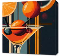 Obraz 60x60cm Koktajl w Stylu