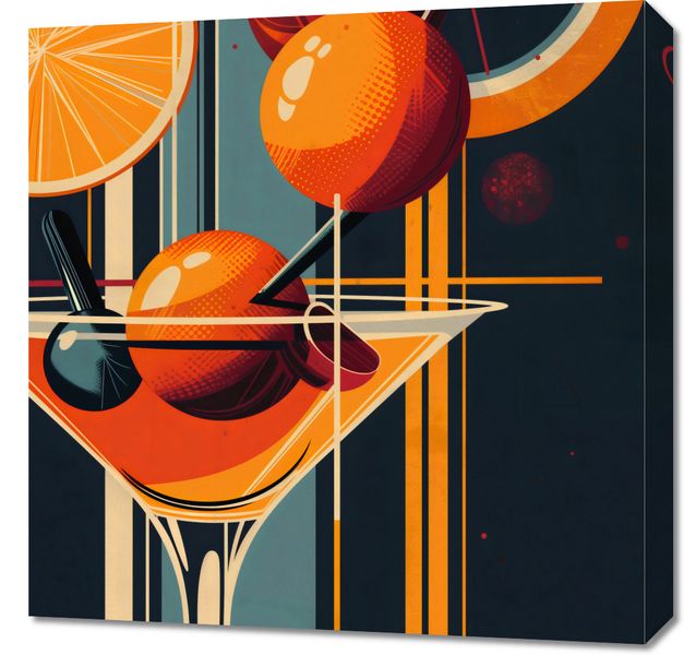 Obraz 60x60cm Koktajl w Stylu zdjęcie 1