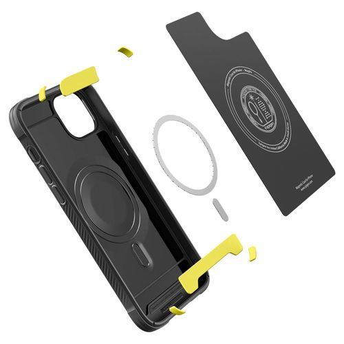 spigen rugged armor mag magsafe iphone 14 matte black na Arena.pl