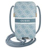 guess torebka guphm4gdbl 6,1niebieski/blue hardcase 4g stripe