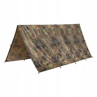 Płachta biwakowa Mil-Tec Tarp Tarpaulin PE Ripstop 3 x 3 m - Flecktarn