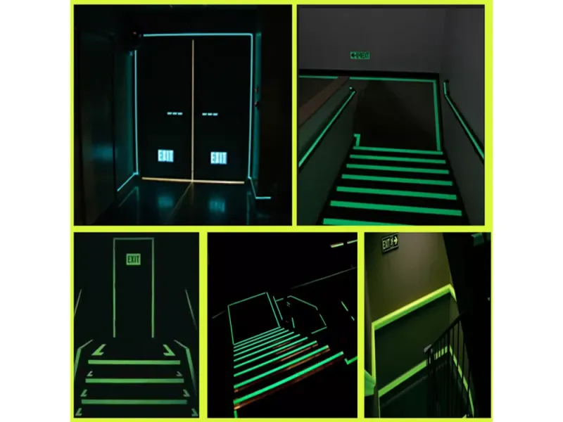 Taśma fluorescencyjna świecąca w ciemności 3m zdjęcie 9