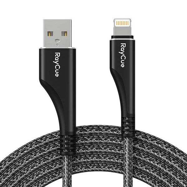 Kabel USB-A do lightning RayCue CA01 1.2m 2.4A (czarny) zdjęcie 1