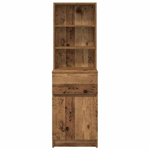 Szafka nocna Stare drewno 39x35x125 cm Drewno klejone na Arena.pl