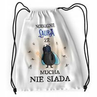 Plecak Dla Laury Sportowy Szkolny Worek Torba Z Nadrukiem Ze Zdjęciem