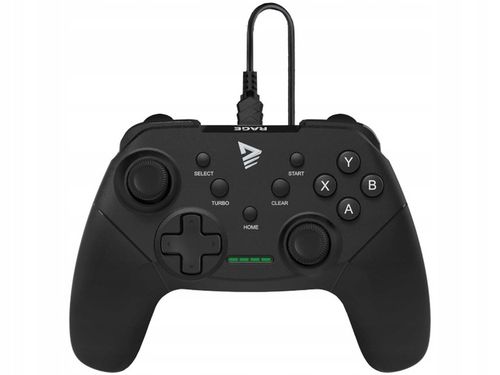 KONTROLER GAMEPAD PAD DO PC PS3 SAVIO RAGE PRZEWODOWY USB 2.0 1,8M WIBRACJE na Arena.pl