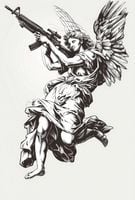 Plakat 67,5x100cm Anioł Wojny