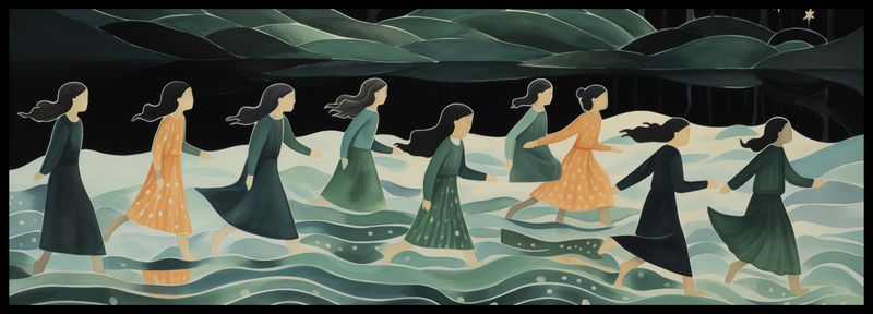 Plakat 95x33cm Nocna Procesja zdjęcie 2