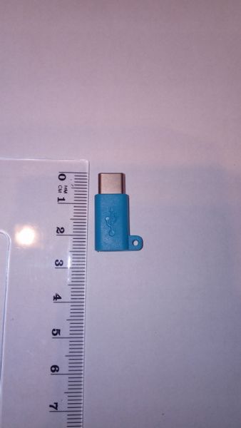 Przejściówka adapter micro usb typ c blue huawei zdjęcie 3