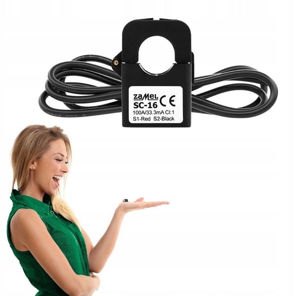PRZEKŁADNIK PRĄDOWY SC-16 100A SUPLA zdjęcie 1