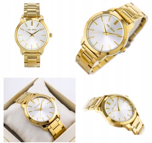 ZEGAREK DAMSKI PAUL LORENS ALICIA stalowy złoty +BOX GRAWER na Arena.pl