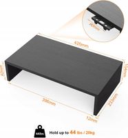 Drewniana podstawka pod monitor