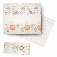 Mata Edukacyjna Piankowa dla Niemowląt Dzieci Dwustronna Składana 180x200cm