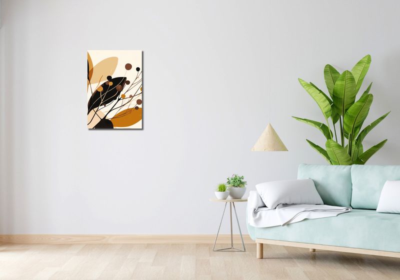 Obraz 40x60cm Jesienne Sylwety zdjęcie 2