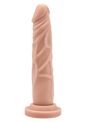 naturalne dildo żyły mocna przyssawka penis 18cm na Arena.pl