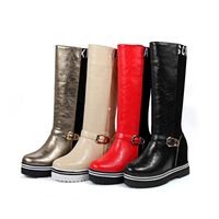 Kozaczki Damskie - NA PLATFORMIE Dwukolorowe