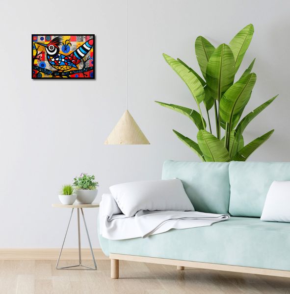 Plakat 42x29,7cm Ptak Na Wznak zdjęcie 4