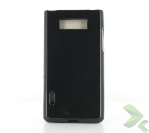 Geffy - Etui LG L7 P700 TPU solid color black na Arena.pl