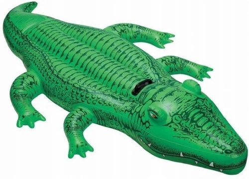 DUŻY DMUCHANY KROKODYL INTEX XXL MATERAC PLAŻOWY NA BASEN DLA DZIECI na Arena.pl