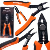 PRZECYZYJNE SZCZYPCE TNĄCE CĘGI ZACISKARKA KOŃCÓWEK KABLI PRZEWODÓW 2W1