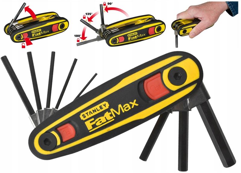 STANLEY IMBUSY SKŁADANE FM METRYCZNE zdjęcie 1