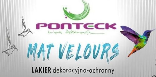 LAKIER do ŚCIAN MATOWY bezbarwny ochronny 2,5L. PONTECK na Arena.pl