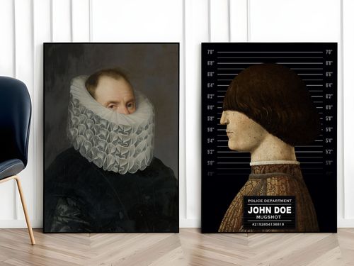 Zestaw dwóch plakatów obrazów 21x29,7 cm A4 na Arena.pl